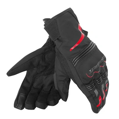Afbeelding van Dainese TEMPEST Uniseks D Dry Short, motorhandschoenen, zwart/rood, maat XS