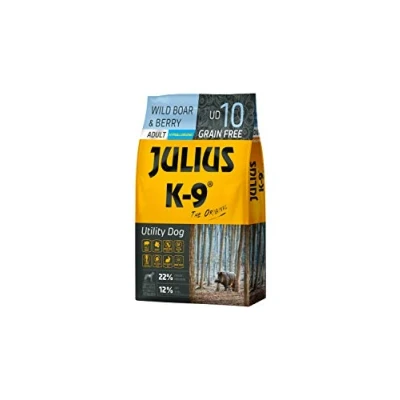 Afbeelding van Julius K9 Graanvrij en hypoallergeen hondenvoer hondenbrokken op everzwijn/lam/rund &amp; aardappel basis voor volwassen honden 10kg