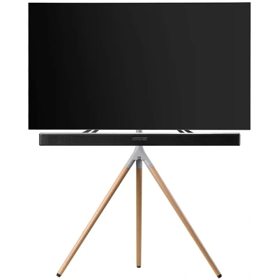 Afbeelding van One For All WM7472 Tripod TV Standaard 32 65 inch VESA 400 max. 30 kg licht eiken / grijs