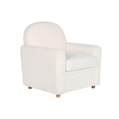 Afbeelding van Armstoel DKD Home Decor Wit Polyester Hout 79 x 72 86 cm