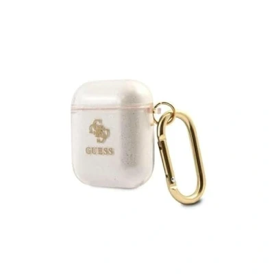 Afbeelding van Guess 4G TPU Glitter Case voor Apple Airpods 1 &amp; 2 Goud
