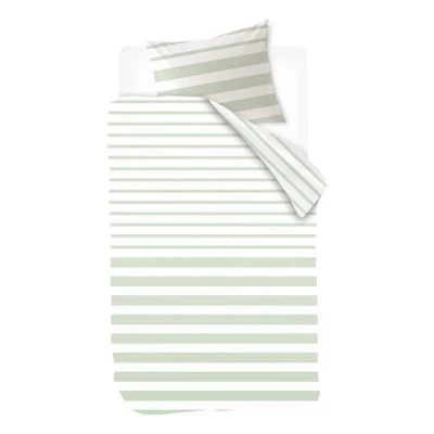 Afbeelding van Snoozing Mandy Dekbedovertrek Eenpersoons 140x200/220 cm Green