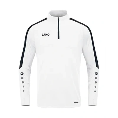 Afbeelding van JAKO Power ZIP Longsleeve, Heren, Maat: Medium, Weiß