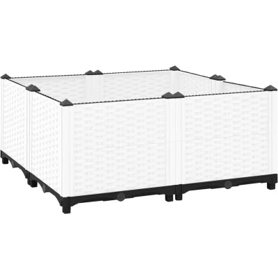 Afbeelding van Plantenbak verhoogd 80x80x38 cm polypropyleen