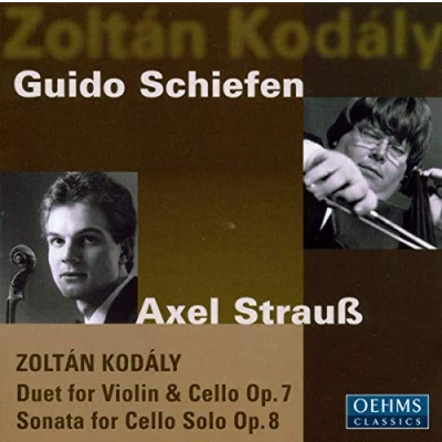 Afbeelding van Zoltan Kodaly: Duet for Violin &amp; Cello, Op. 7/...