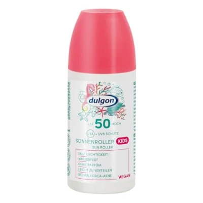 Afbeelding van Dulgon Zonnebrandcrème SPF 50 Zonnebrandroller voor kinderen Parfumvrij Vegan 100ml