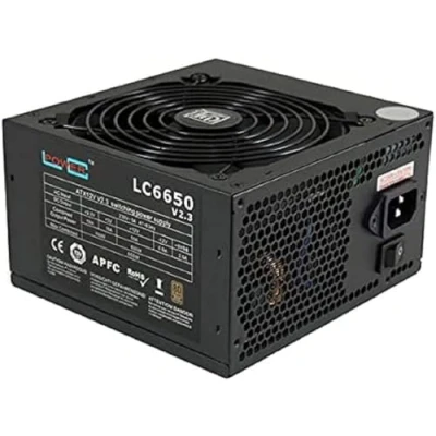 Afbeelding van LC power LC6650 V2.3 supply unit 650 W ATX Zwart