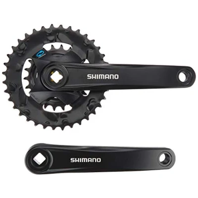 Afbeelding van Shimano Crankstel ALTUS FC M315 36/22, 7/8 versnellingen, zwart, 170 mm, voor boost, zonder kettingkast