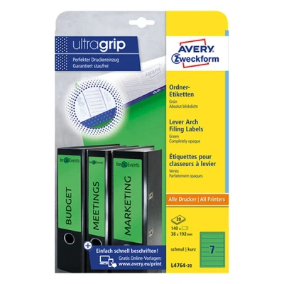 Image de Avery L4764 étiquettes pour dossiers 140 unités