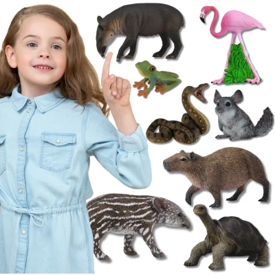 Afbeelding van Collecta Set beeldjes voor kinderen, wilde dieren 3+
