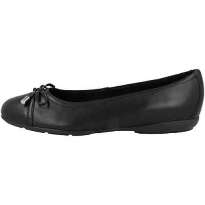 Afbeelding van Geox Annytah Ballerina&#039;s, Dames, Maat: 36.5, Black Leer
