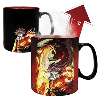 Afbeelding van FAIRY TAIL Natsu &amp; Lucy Mug Heat Change 460ml