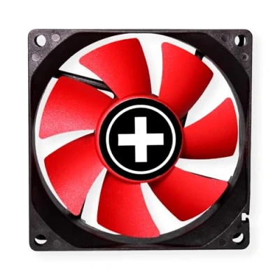 Afbeelding van Xilence XPF80.R PC ventilator Zwart, Rood (b x h d) 80 25 mm