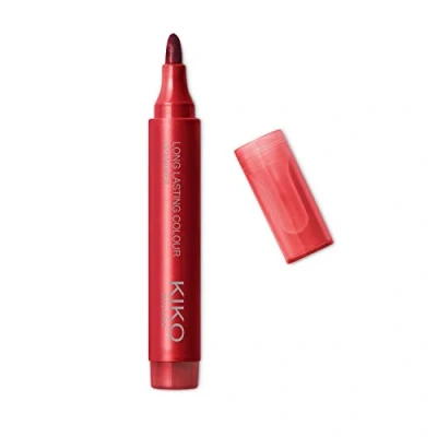 Image de KIKO Milano Long Lasting Colour Lip Marker 105 Feutre À Lèvres Sans Transfert, Effet Tatouage Naturel, Ultra Longue Durée (10 Heures)
