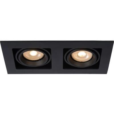 Afbeelding van Lucide CHIMNEY Inbouwspot 2xGU10 Zwart