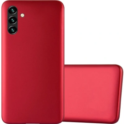 Afbeelding van Cadorabo Hoesje geschikt voor Samsung Galaxy A13 5G in METALLIC ROOD Beschermhoes gemaakt van flexibel TPU silicone Case Cover