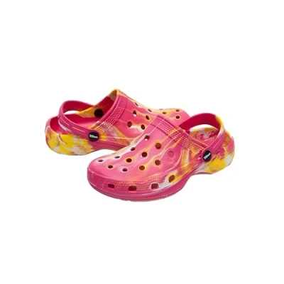 Afbeelding van 2SHOE Kinderklompen en sandalen, klompen voor meisjes jongens, strandsandalen, ademend, pantoffels, huis, tuinschoenen, zomer, 21 36 EU, Roze, 27/28 EU