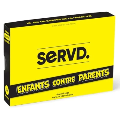 Afbeelding van SERVD Kinderen tegen ouders het hilarische familiekaartspel voor echte leven