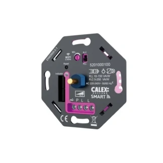Afbeelding van Calex Smart LED Dimmer Wifi Inbouw 5 250W Fase Aan/Afsnijding Universeel