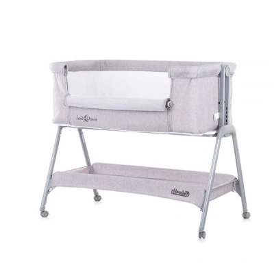 Afbeelding van Chipolino Co Sleeper Wieg Sweet Dreams Grey Incl. Wielen
