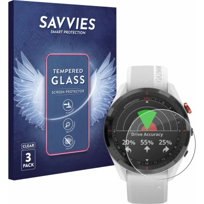 Afbeelding van Savvies Glas Screenprotector voor Garmin Approach S62 Gehard Beschermglas 9H (3 Stuks)