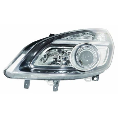 Afbeelding van ABAKUS 551 1169R LDEM2 Koplampen rechts H1, H7, H6W, PY21W Zwart Zonder lamphouder, gloeilamp P14.5s, PX26d, BAX9s, BAU15s RENAULT: SCENIC 2
