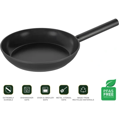 Afbeelding van COMBEKK Forest Easy koekenpan Ø 28 cm keramisch PFAS vrij antiaanbaklaag inductie gerecycled