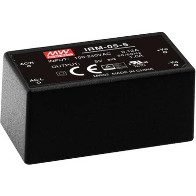 Afbeelding van Mean Well IRM 05 5 AC/DC printnetvoeding V/DC 1 A W