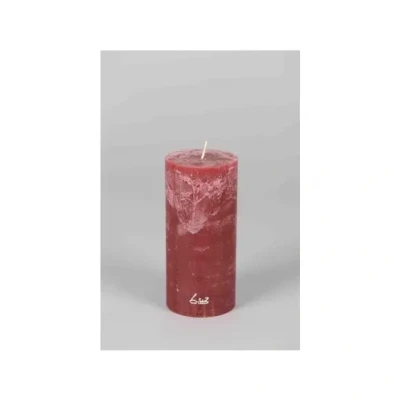Afbeelding van Rasteli Luz Your Senses Stomp Kaars Rood D 7 cm H 15