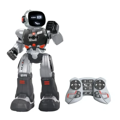 Afbeelding van Xtrem Bots Mark robot voor kinderen vanaf 5 jaar roze speelgoedrobot afstandsbediening elektronische robots op afstand bestuurbare