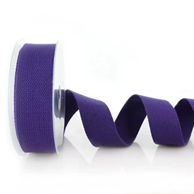 Afbeelding van Trimz Zeer sterke katoenen riem, paars, 5 m x 40 mm