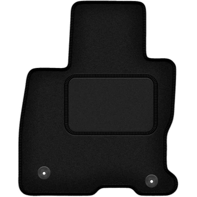 Afbeelding van Wielganizator Fluweel bestuurdersvloermat voor Ford Kuga MK3 (2019 ) SUV bestuurderszijde zwart fluwelen vloermatten 1 stuk perfecte pasvorm