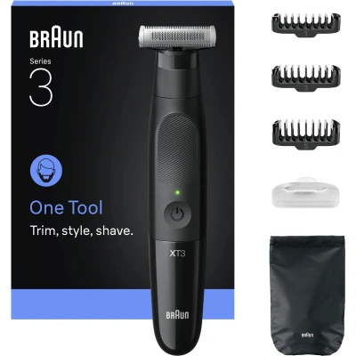 Afbeelding van Baard en haar trimmer Braun XT3100