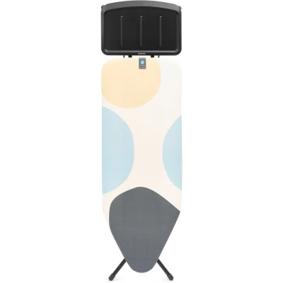Afbeelding van Brabantia Strijktafel C 124x45 Black 25 Perfectflow Spring Bubbles