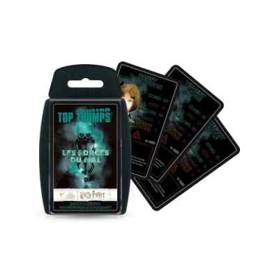 Afbeelding van Winning Moves Top Trumps Harry Potter de krachten van het kwaad gezelschapsspel vechtspel reisspel Franse versie