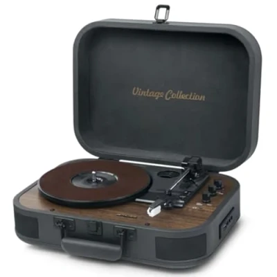 Afbeelding van MUSE MT 207 DGB Stereo platenspeler met bluetooth uit, encoding functie, donkergrijs