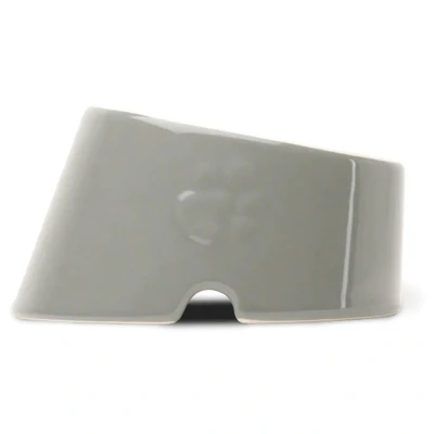 Afbeelding van Scruffs Classic Flat Faced Voerbak Hondenvoerbak Ø18 cm Grijs