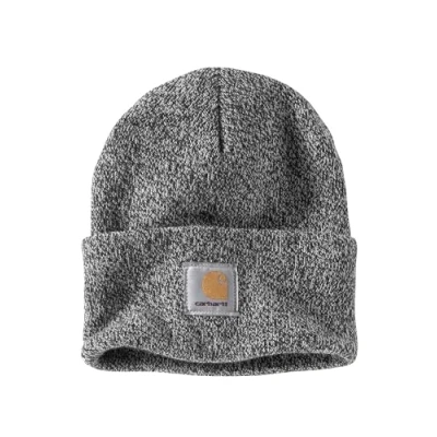 Afbeelding van Carhartt A18 Watch Hat Black/White OFA