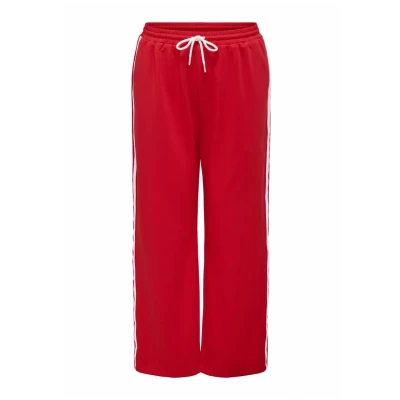 Afbeelding van ONLY CARMAKOMA Broek Carmen Stripe Rood 4232