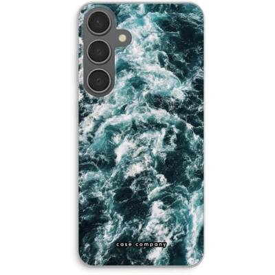 Afbeelding van Case Company® hoesje geschikt voor Samsung Galaxy S24 Plus Zee golf Soft Cover Telefoonhoesje Bescherming aan alle Kanten en Schermrand