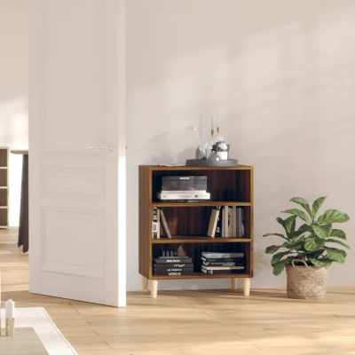 Afbeelding van Dressoir 57x35x70 cm spaanplaat bruineikenkleurig