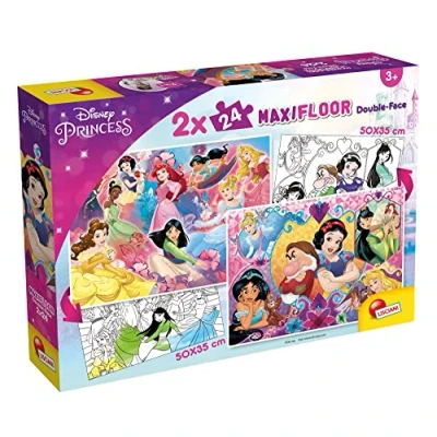 Afbeelding van Lisciani Disney Maxifloor puzzel 2 x 24 prinses, 91720