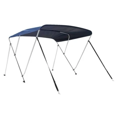 Afbeelding van Bimini top deluxe 3 boog hoogte 117 cm lengte 183 Kleur: Navy, Breedte: 170