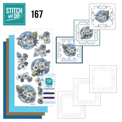 Afbeelding van Stitch and Do 167 Amy Design Awesome Winter Flowers