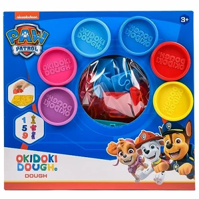 Afbeelding van Paw Patrol Okidoki Dough Shapes + Numbers 2 Assorti