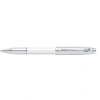 Afbeelding van Sheaffer 100 White Lacquer / Chrome Cap RB Gratis graveren