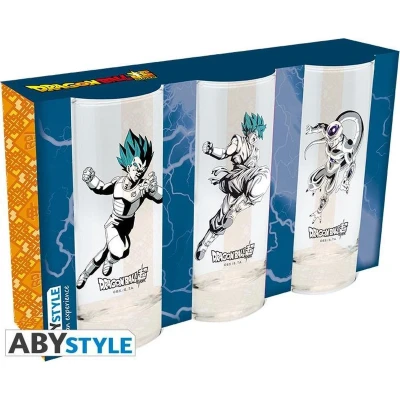 Afbeelding van ABYstyle Dragon Ball Super 3 Glazen Set NIEUW