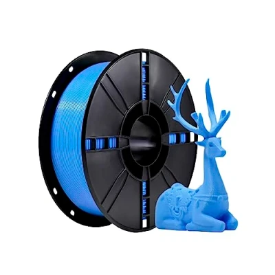 Afbeelding van IBOSS PLA Plus (PLA+) filament voor PLA+ 3D printers, 1,75 mm, maatnauwkeurigheid +/ 0,02 spoel 1 kg, printfilament hemelblauw