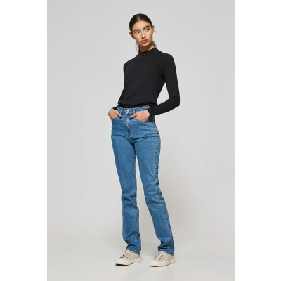 Afbeelding van Polo Club Dames Blauwe Jeansbroek ‘Tanya’ Met Details 42