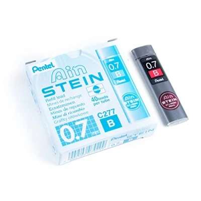 Afbeelding van Pentel C277 B Set van 12 potloden met 40 vullingen 0,7 mm voor vulpotloden